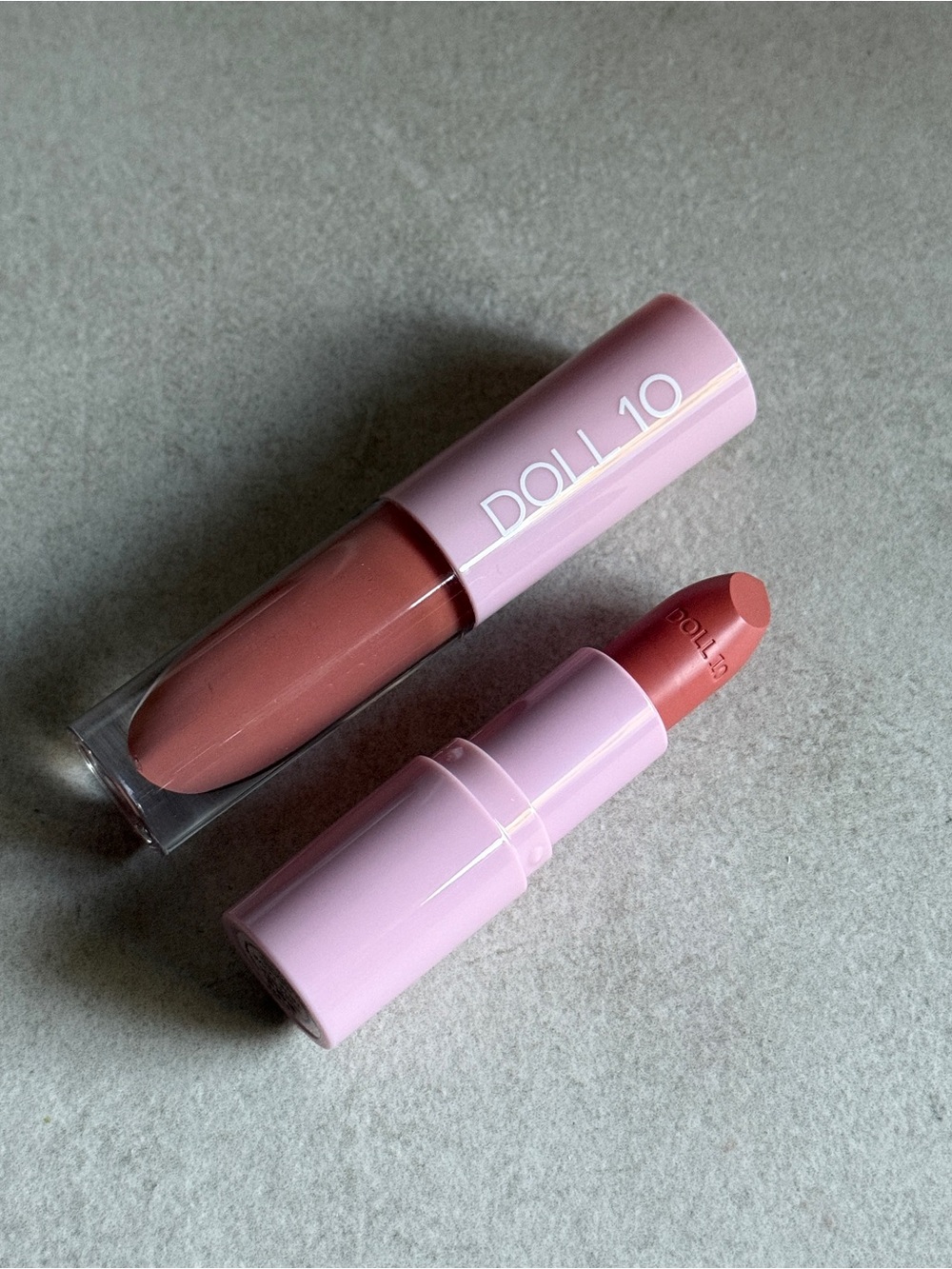 Doll 10 Lip Gloss & Lipstick Duo True Love Shade New in Box